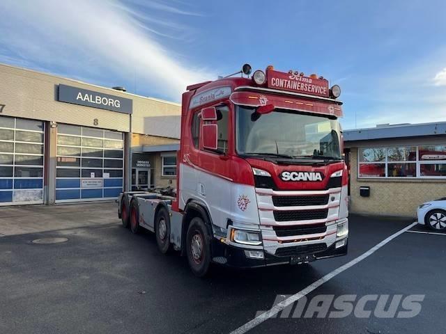 Scania R 500 Sunkvežimiai su keliamuoju kabliu