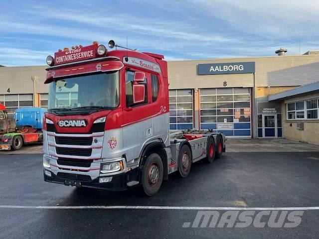 Scania R 500 Sunkvežimiai su keliamuoju kabliu