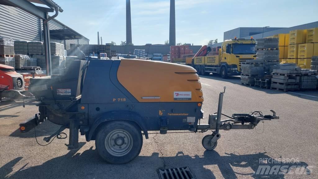 Putzmeister P 718 TD Betono siurbliai