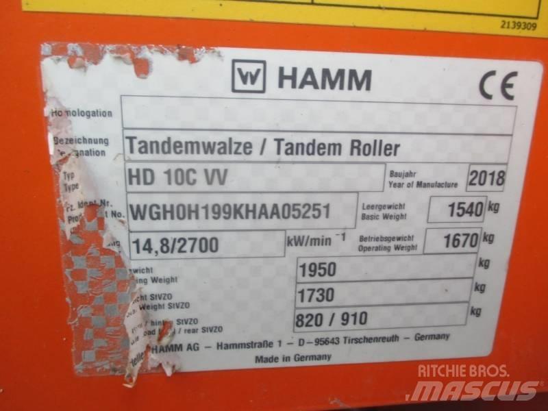 Hamm HD 10 C VV Porinių būgnų volai