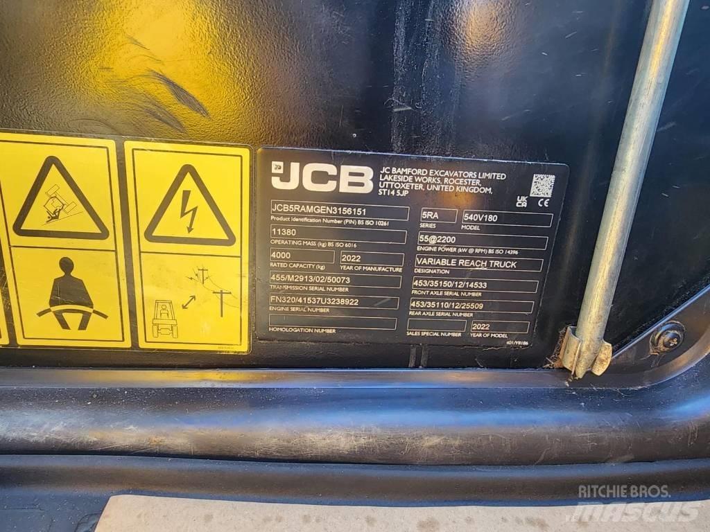 JCB 540-180 Teleskopiniai krautuvai