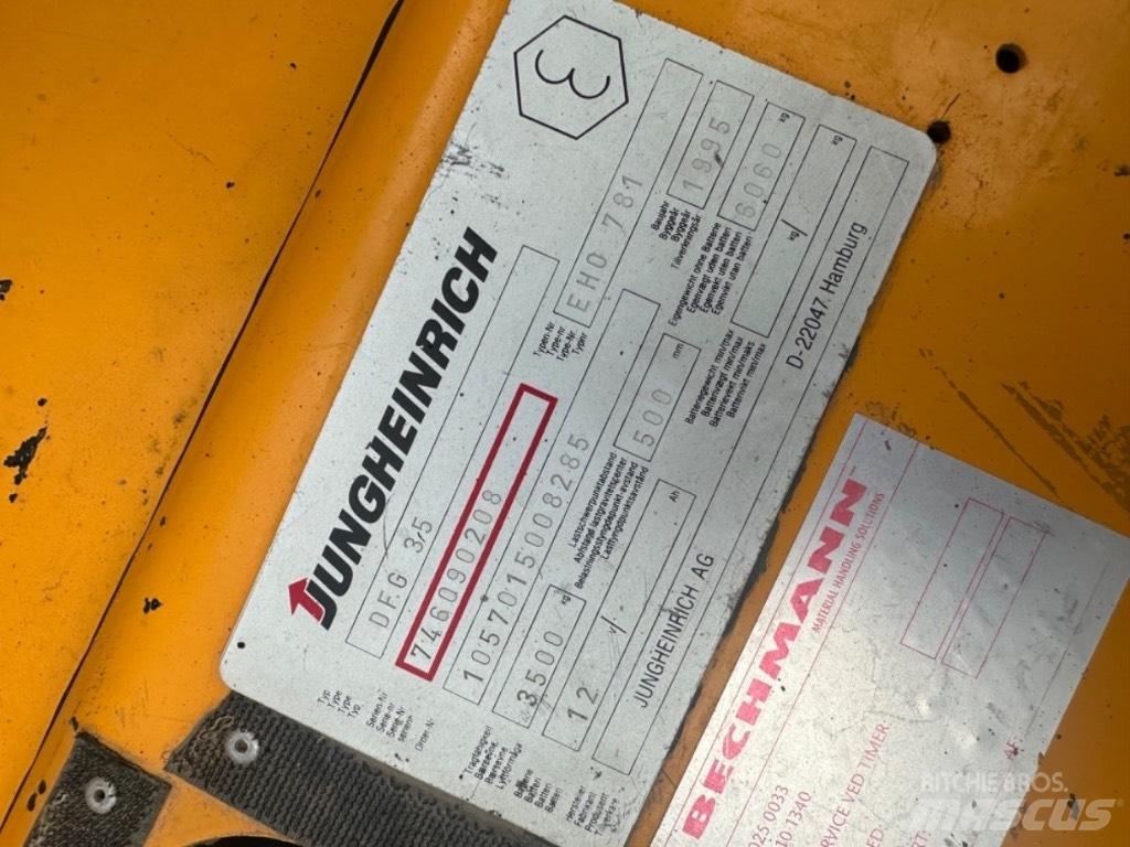 Jungheinrich EFD35 Dyzeliniai krautuvai