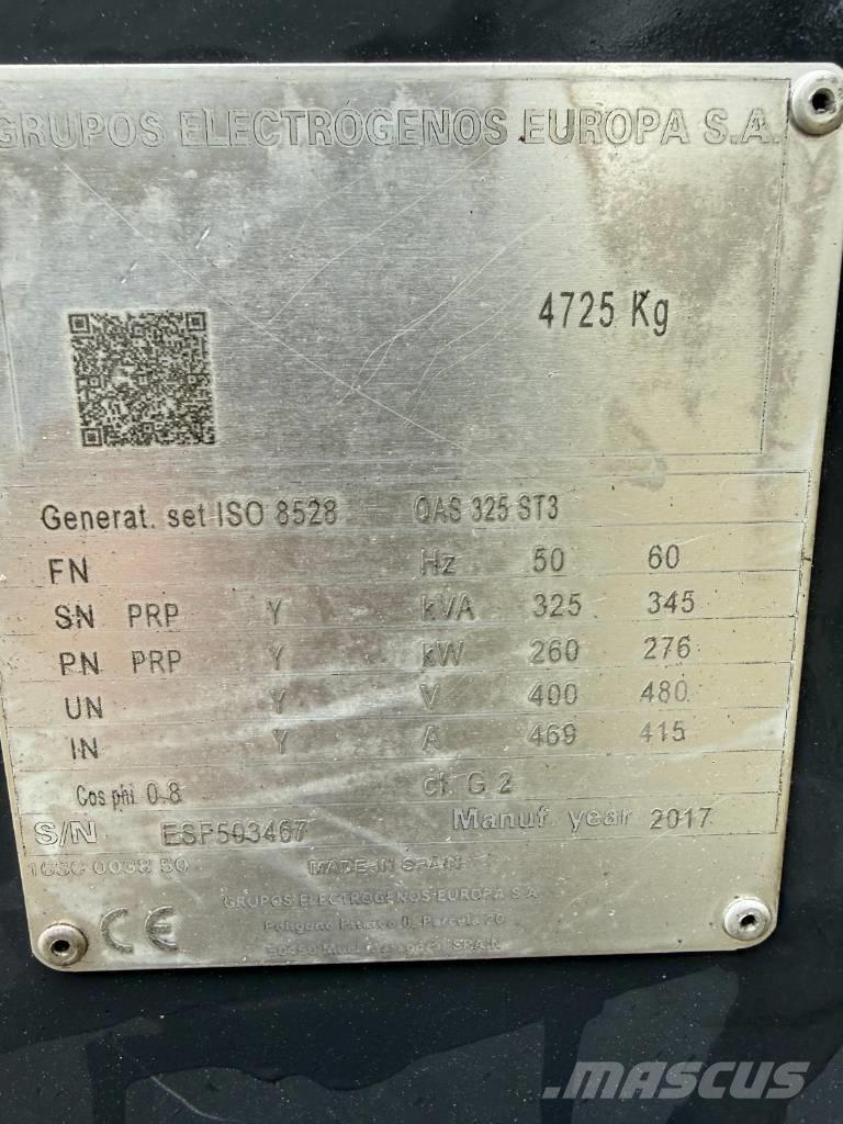 Atlas Copco QAS 325 Dyzeliniai generatoriai