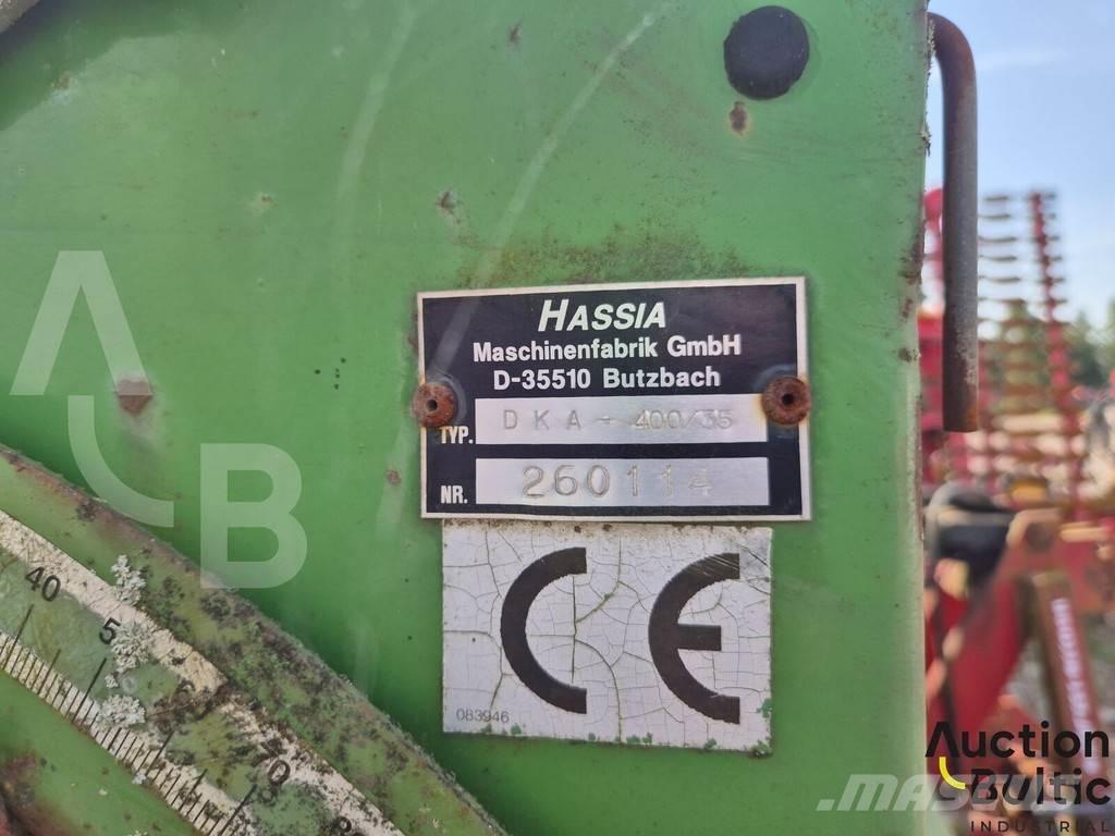 Hassia DKA-400/35 Sėjimo technika