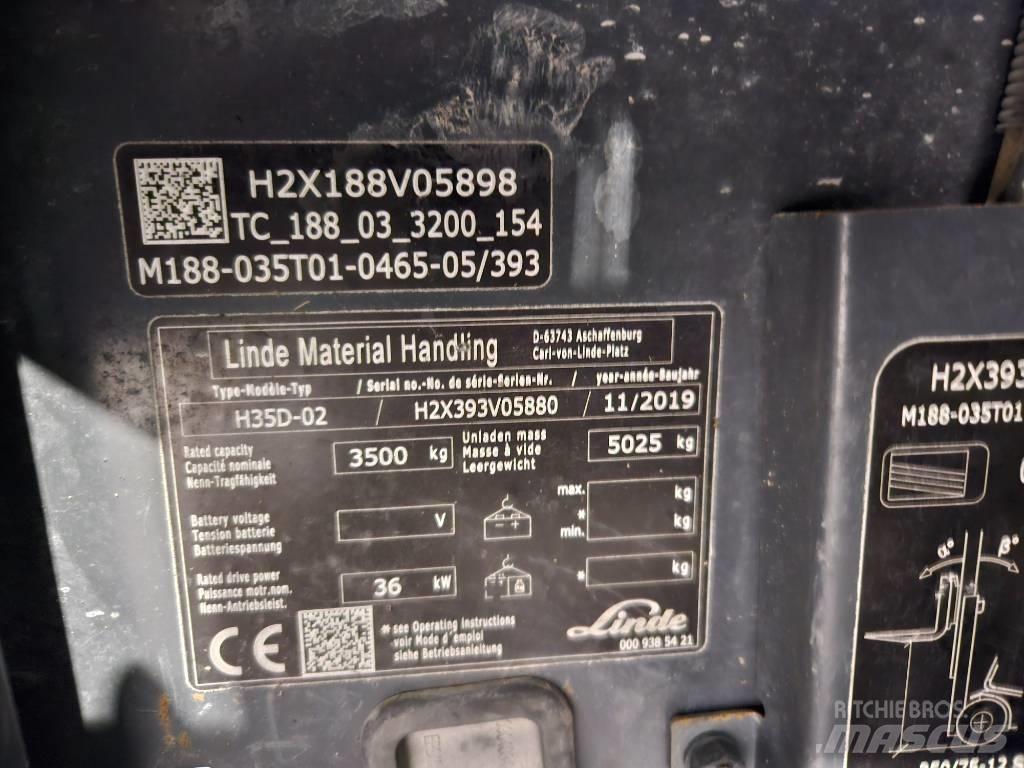 Linde H35D Dyzeliniai krautuvai