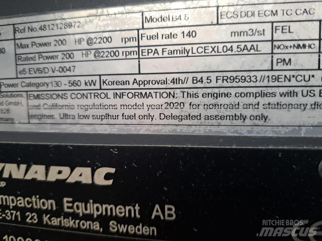 Dynapac CA6000D Vieno būgno volai
