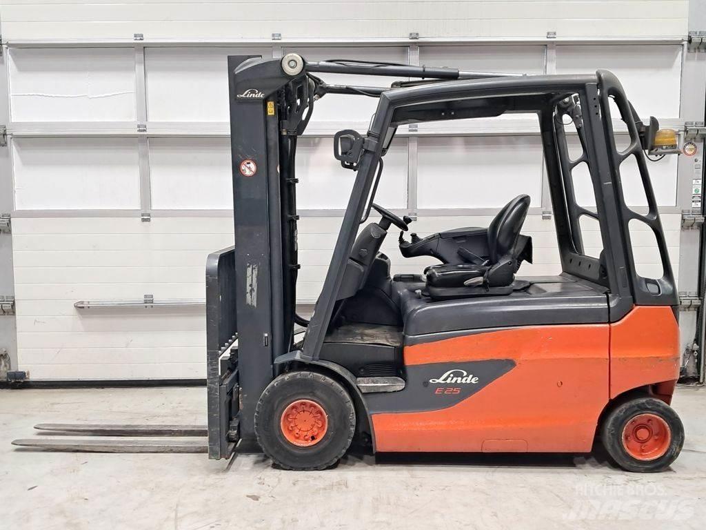 Linde E25L-01 Elektriniai šakiniai krautuvai