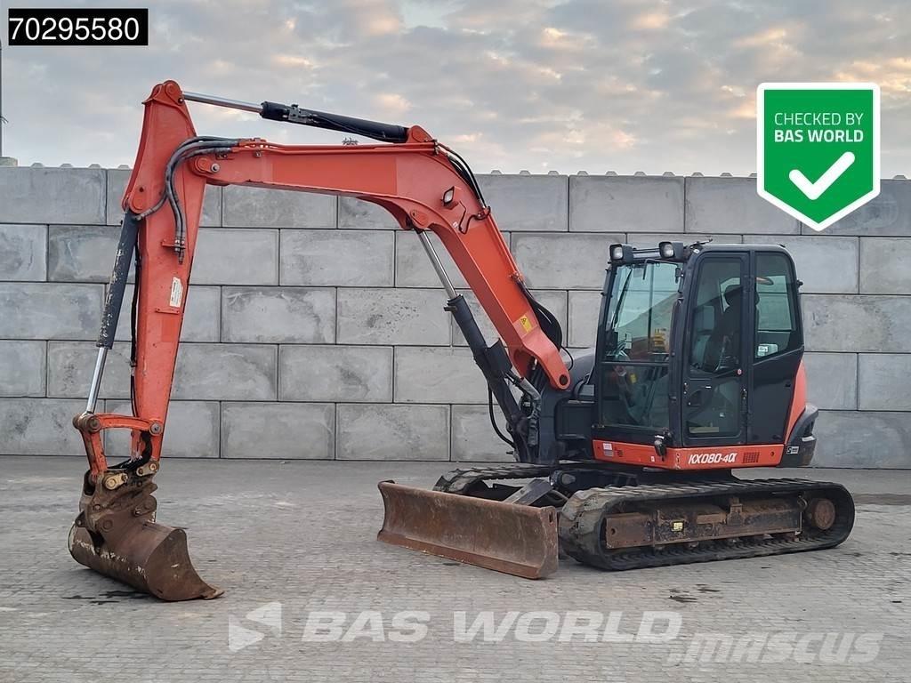 Kubota KX080-4a Mini ekskavatoriai < 7 t