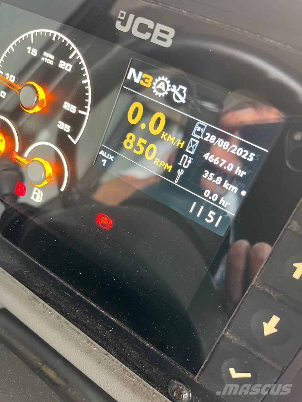 JCB TM 320 Agri Naudoti ratiniai krautuvai