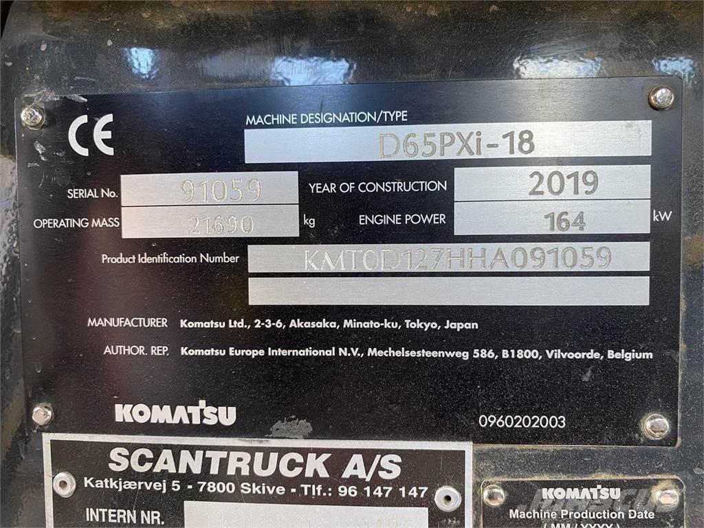 Komatsu D65PXI-18 Vikšriniai buldozeriai