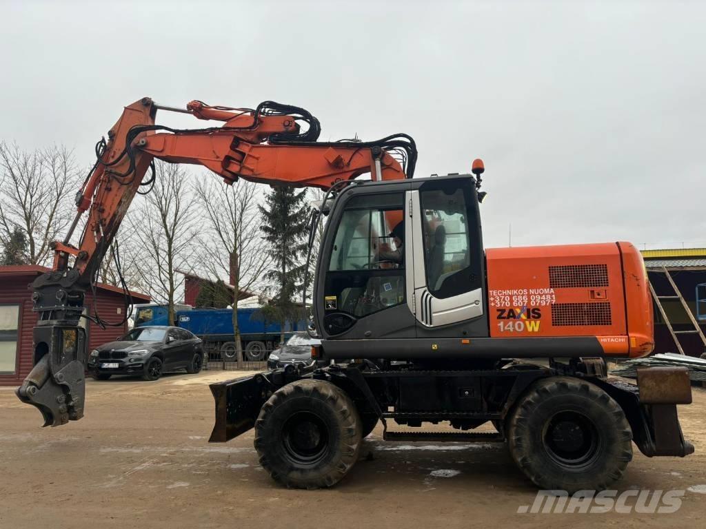 Hitachi ZX140 W-3 Ratiniai ekskavatoriai