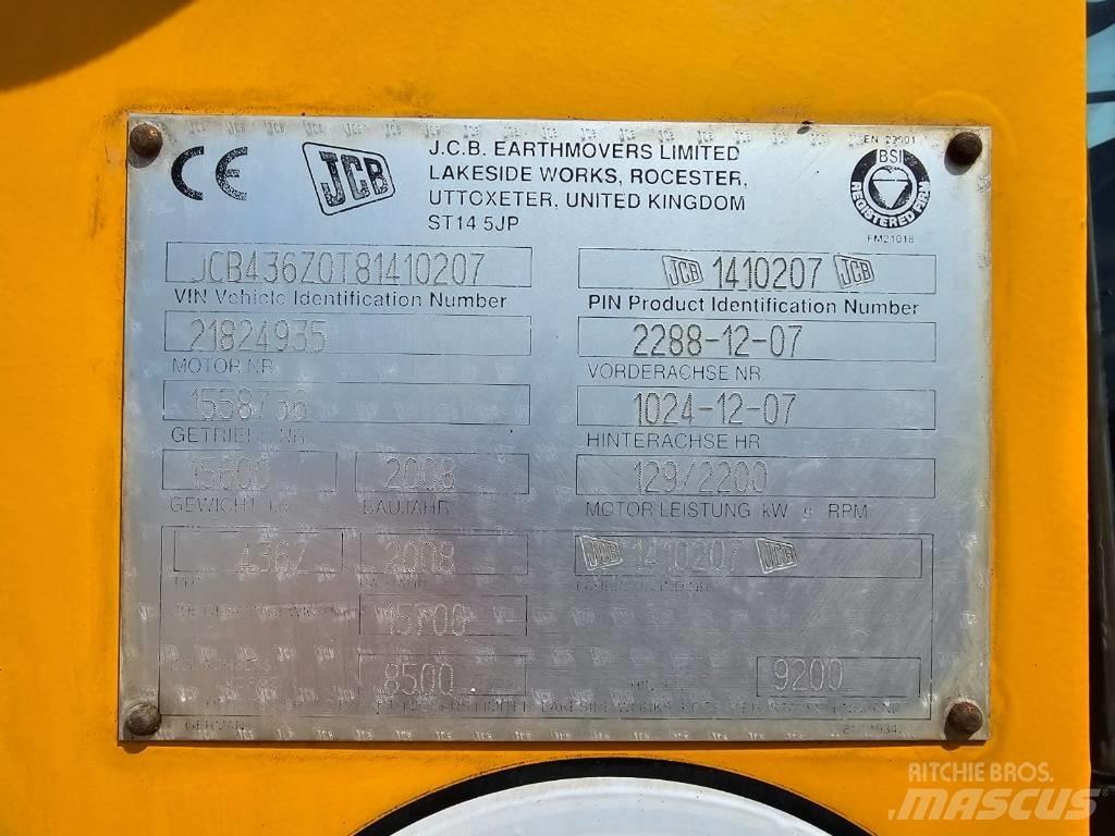 JCB 436 ZX Naudoti ratiniai krautuvai