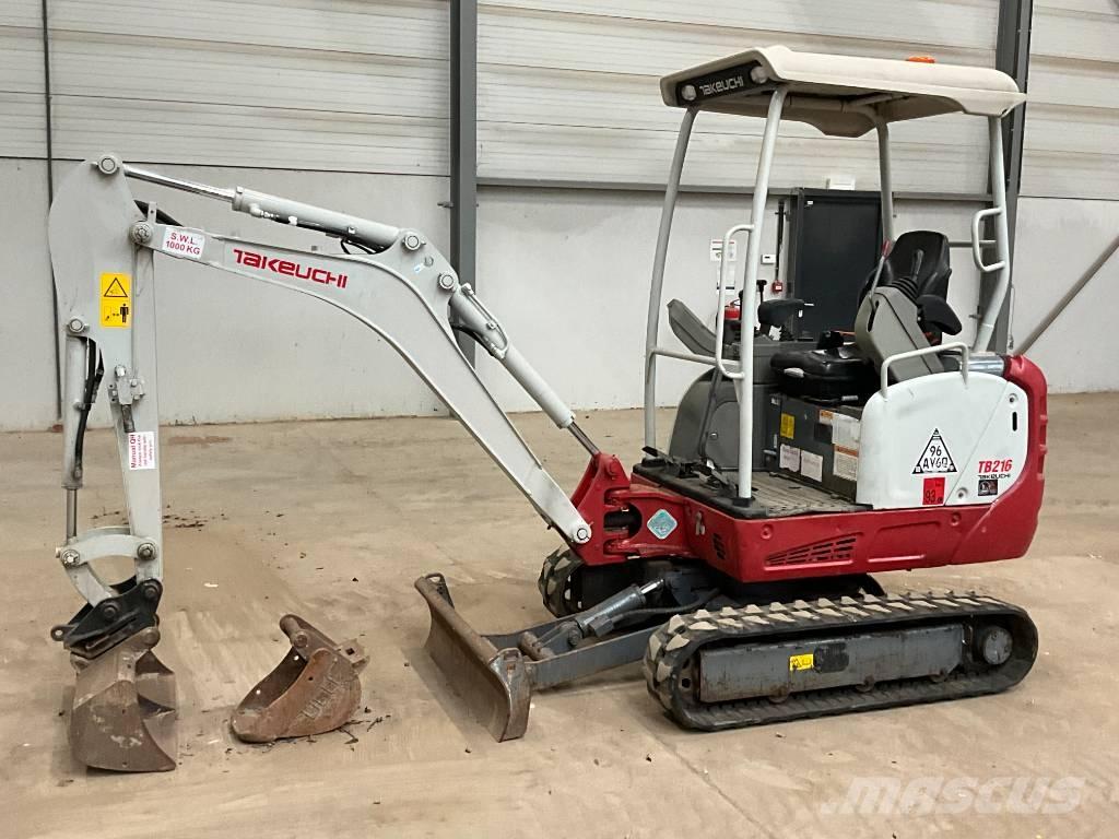 Takeuchi TB 216 Mini ekskavatoriai < 7 t
