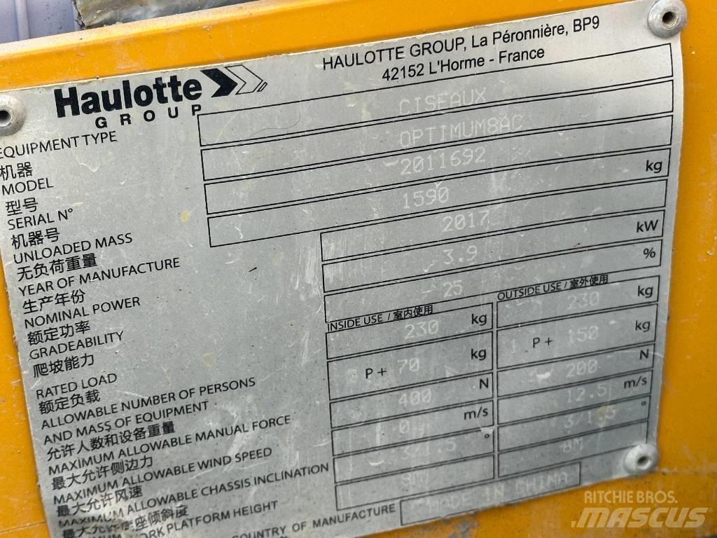 Haulotte OPTIMUM 8 Žirkliniai keltuvai