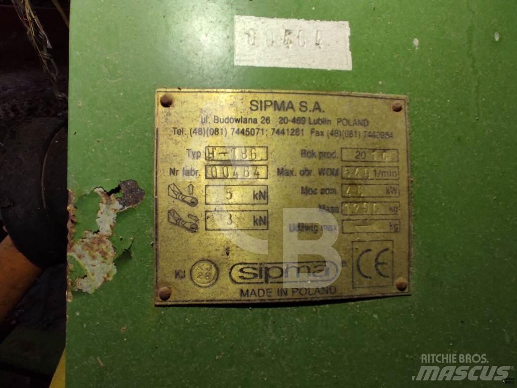 Sipma H-186 Kruk Kiti krovimo ir kasimo mechanizmai ir jų priedai