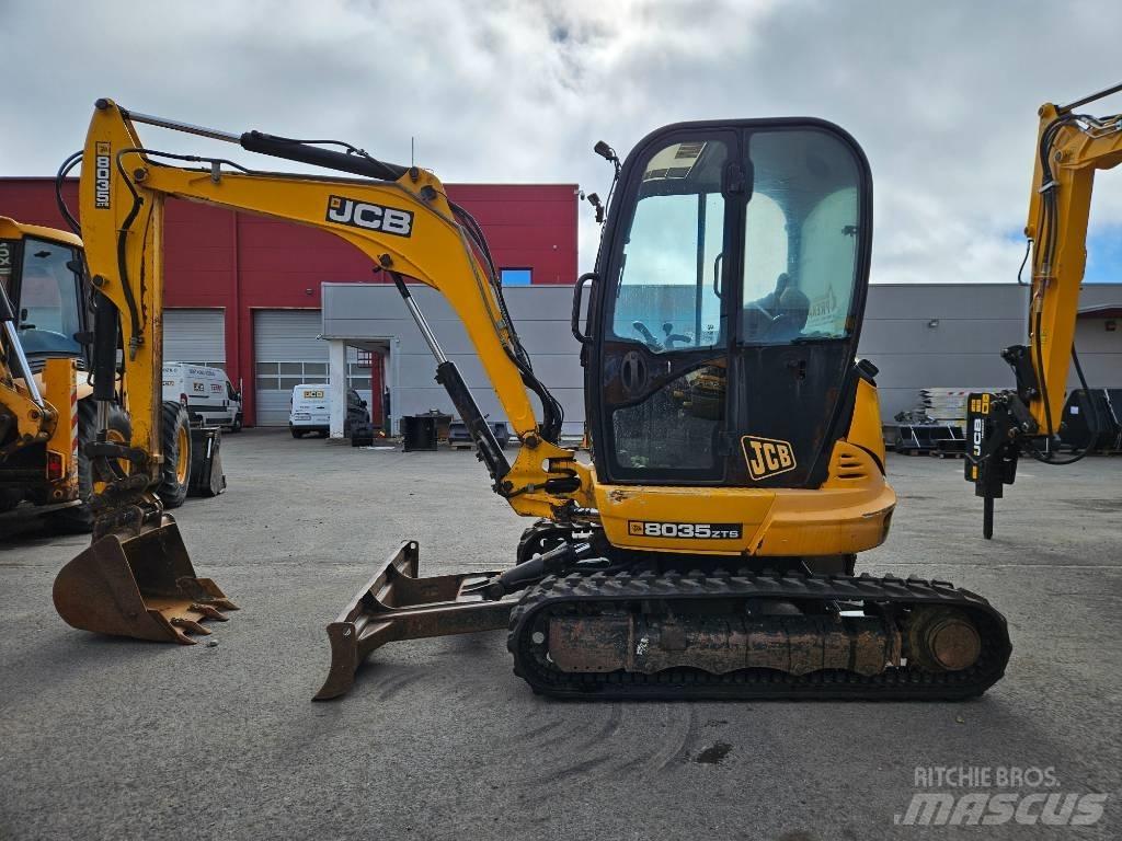 JCB 8035 Mini ekskavatoriai < 7 t