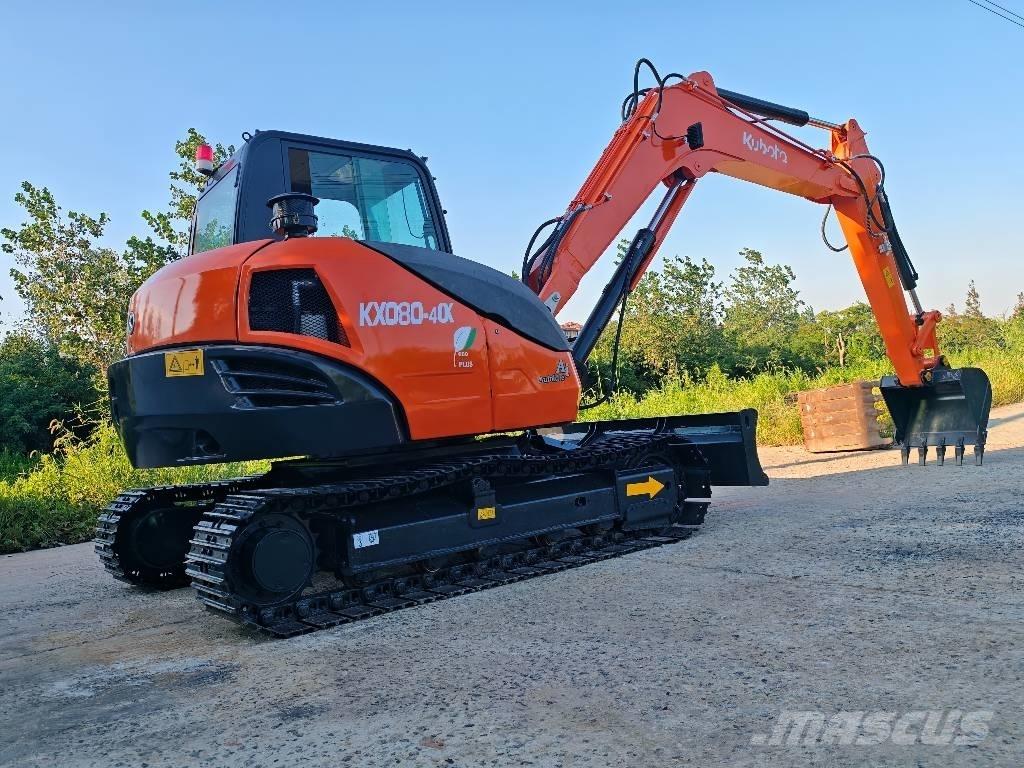 Kubota KX 080-4 CX Vidutinės galios ekskavatoriai 7-12 t