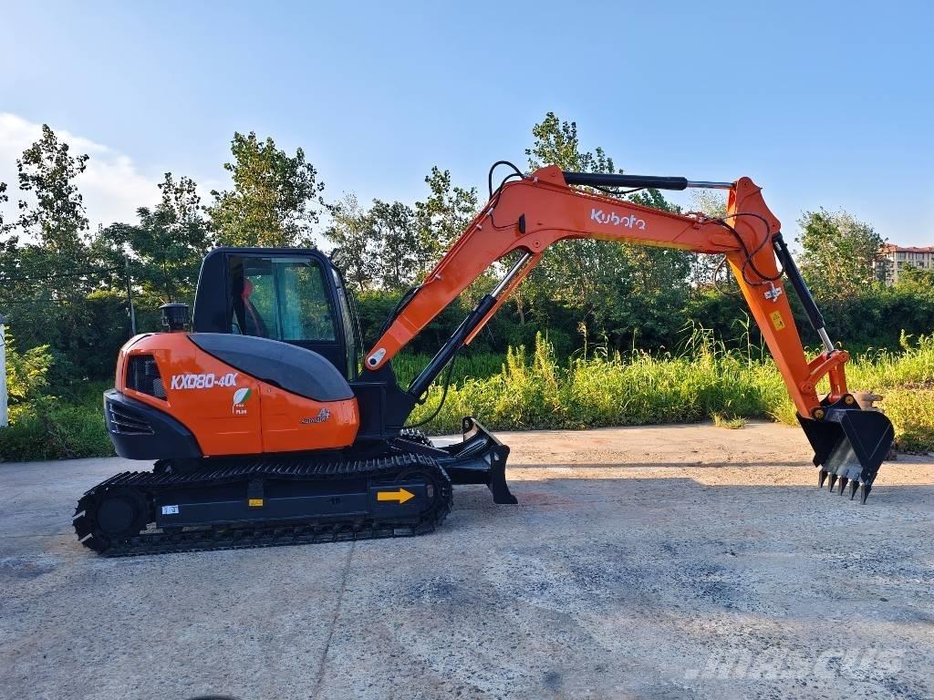 Kubota KX 080-4 CX Vidutinės galios ekskavatoriai 7-12 t