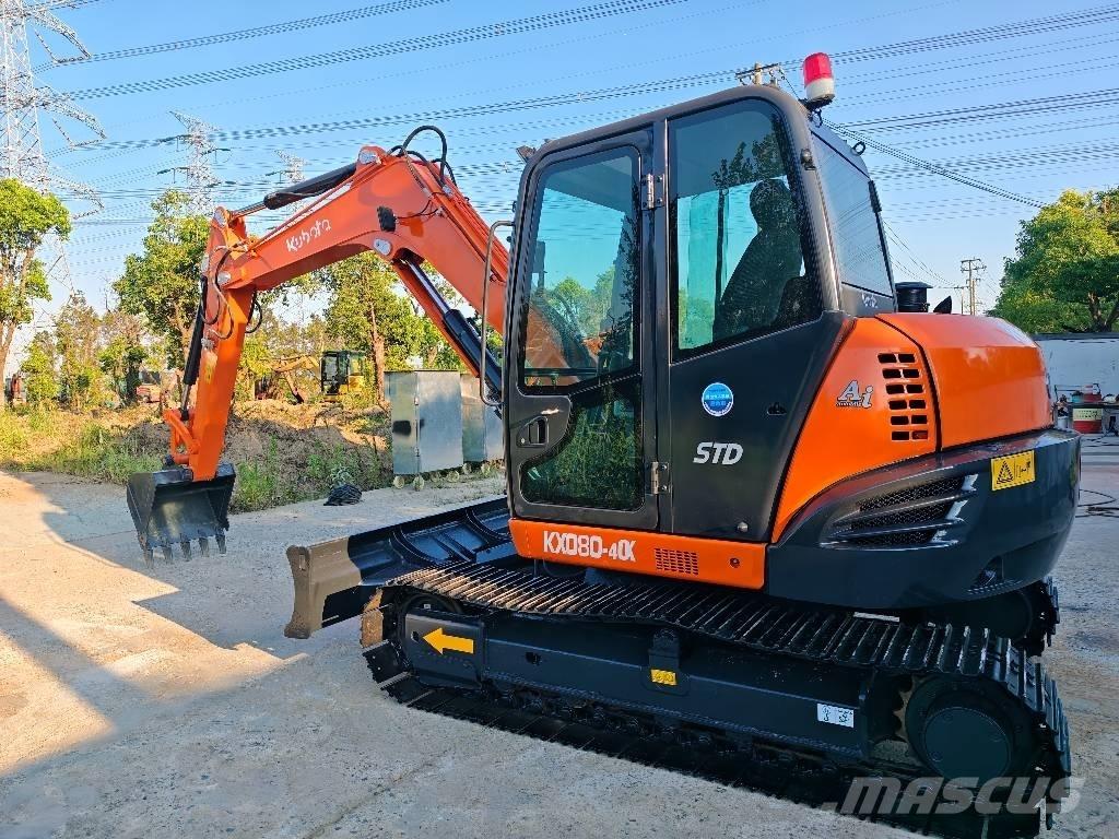 Kubota KX 080-4 CX Vidutinės galios ekskavatoriai 7-12 t