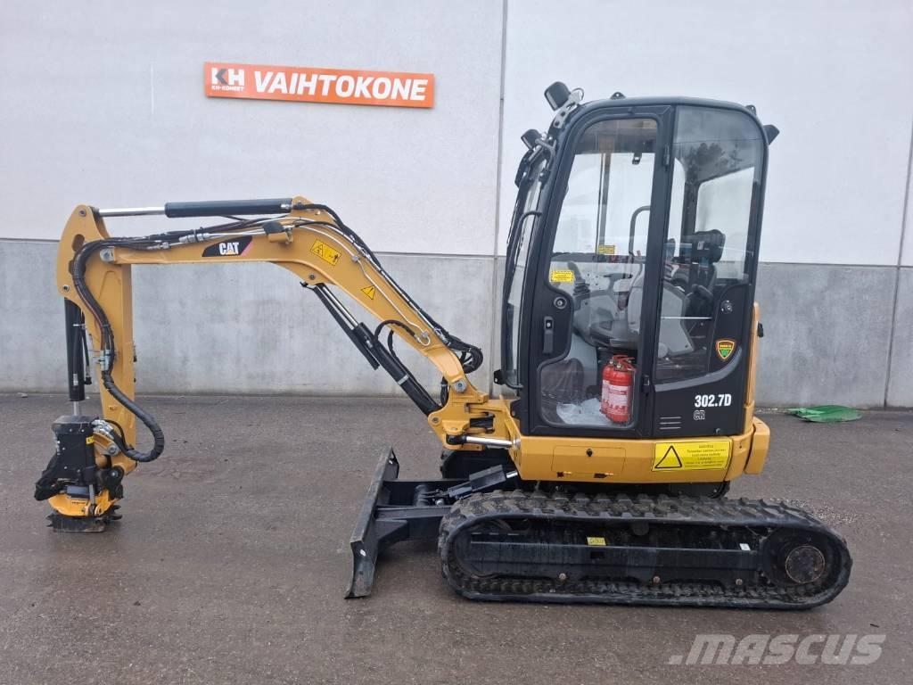 CAT 302.7 D CR Mini ekskavatoriai < 7 t
