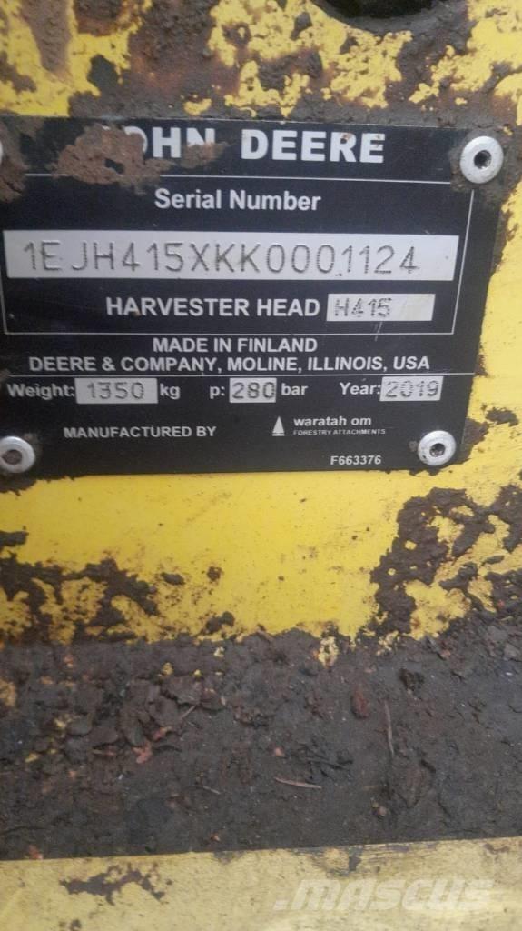 John Deere 1270 E Miško technika (Harvesteriai)
