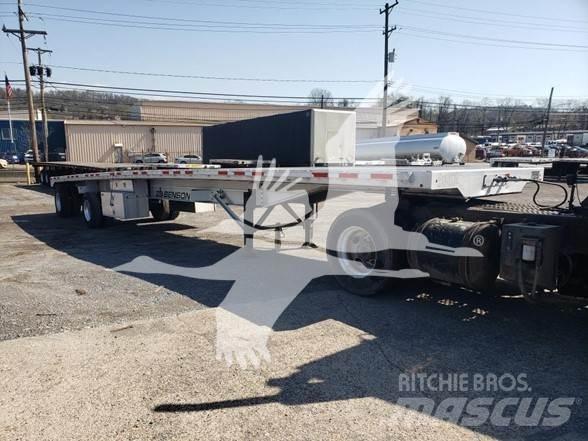 Benson ALUM FLATBED Bortinių sunkvežimių priekabos su nuleidžiamais bortais