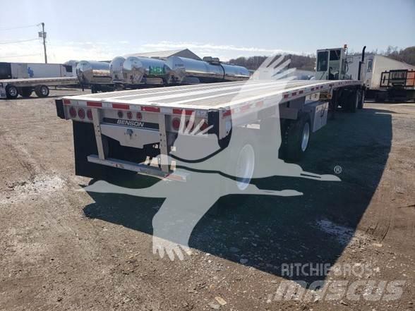 Benson ALUM FLATBED Bortinių sunkvežimių priekabos su nuleidžiamais bortais