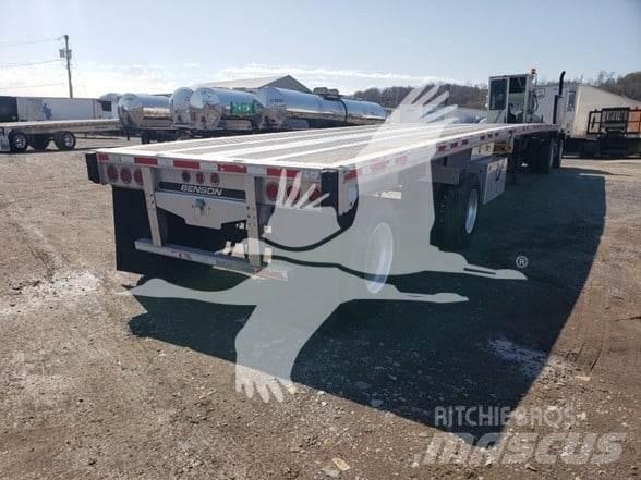 Benson ALUM FLATBED Bortinių sunkvežimių priekabos su nuleidžiamais bortais