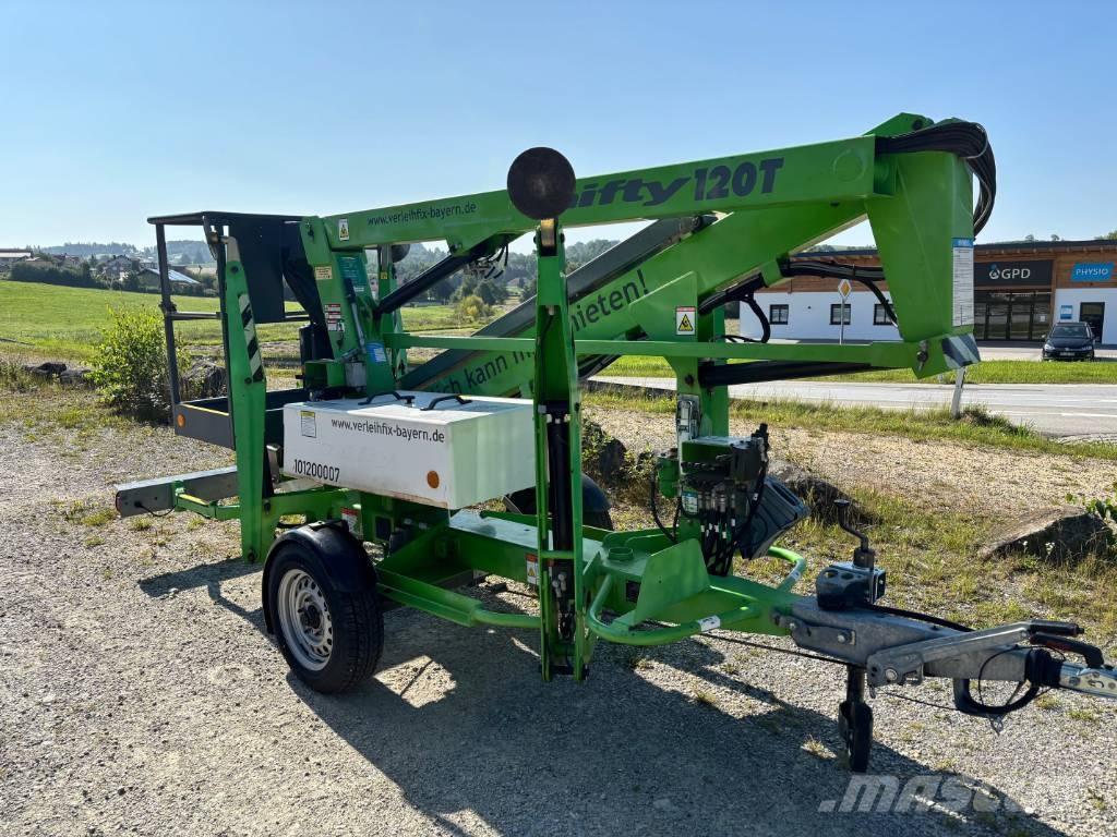 Niftylift 120 T Ant priekabų montuojamos kėlimo platformos