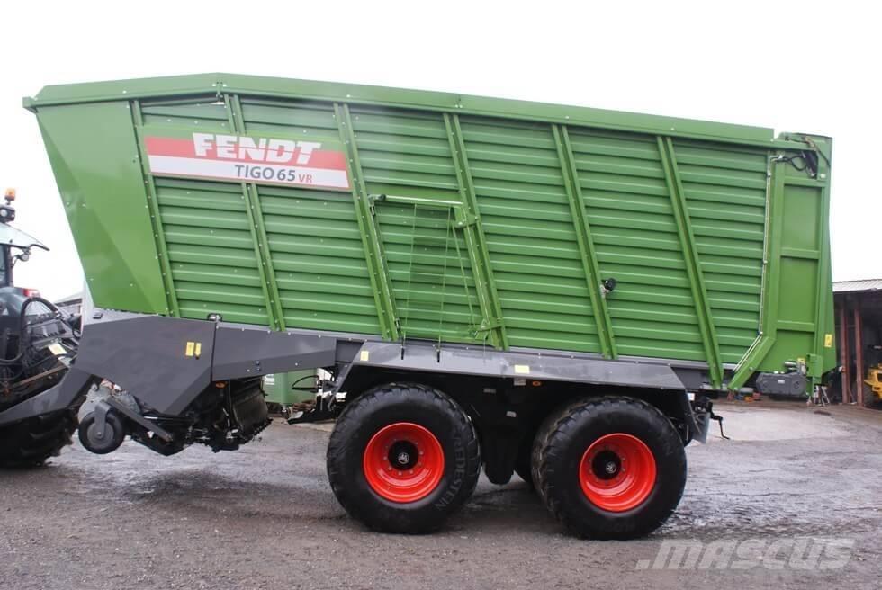 Fendt Tigo 65 VR Savikrovės priekabos