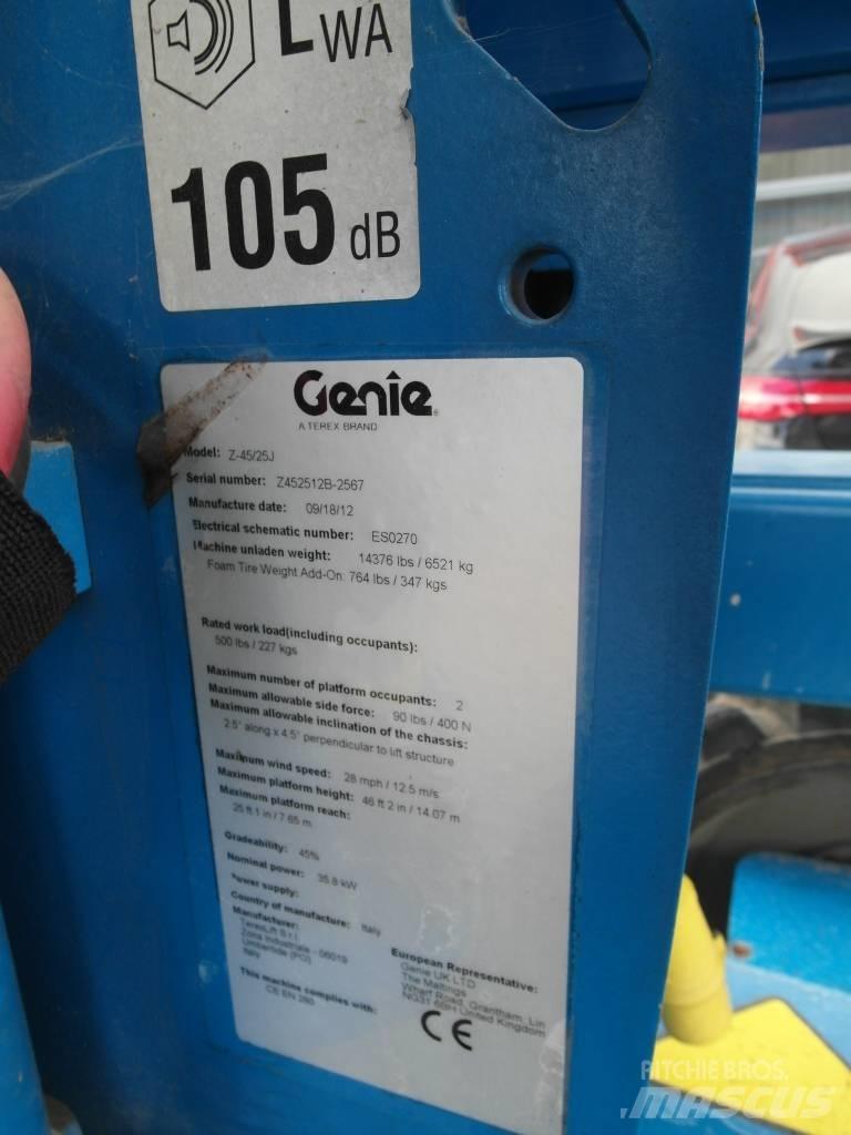 Genie Z 45/25 J Alkūniniai keltuvai