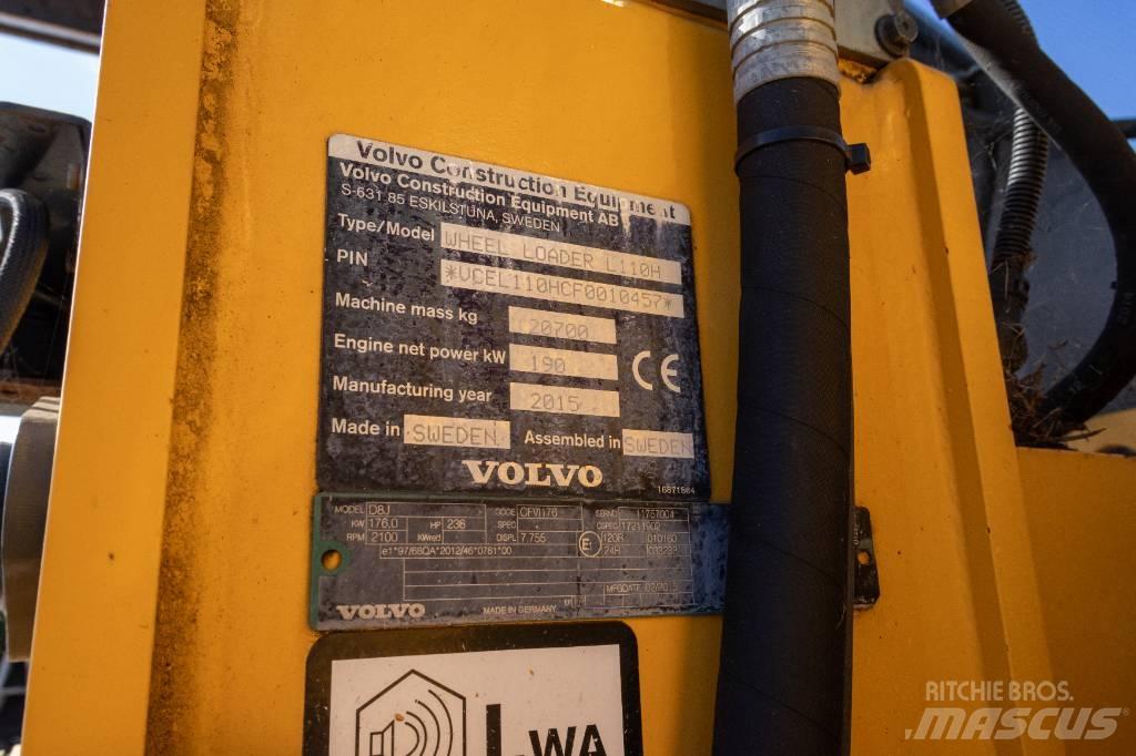 Volvo L110H Naudoti ratiniai krautuvai