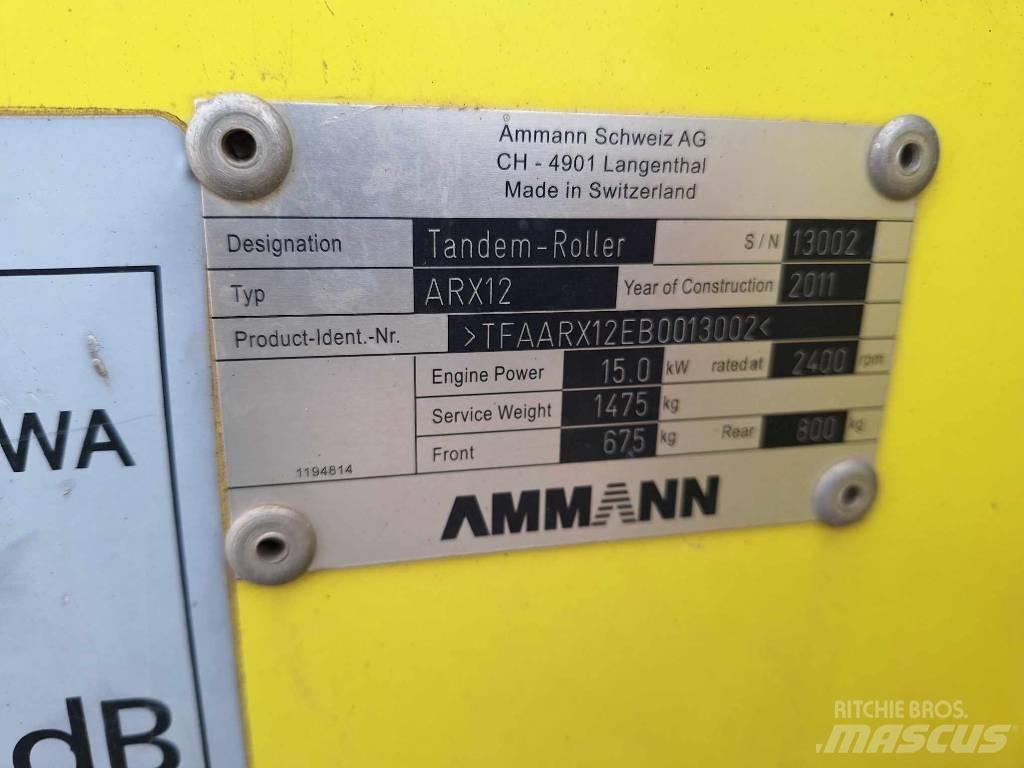 Ammann ARX 12 Porinių būgnų volai