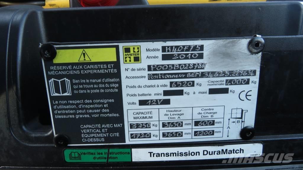 Hyster H4.0FT5 LPG (dujiniai) krautuvai