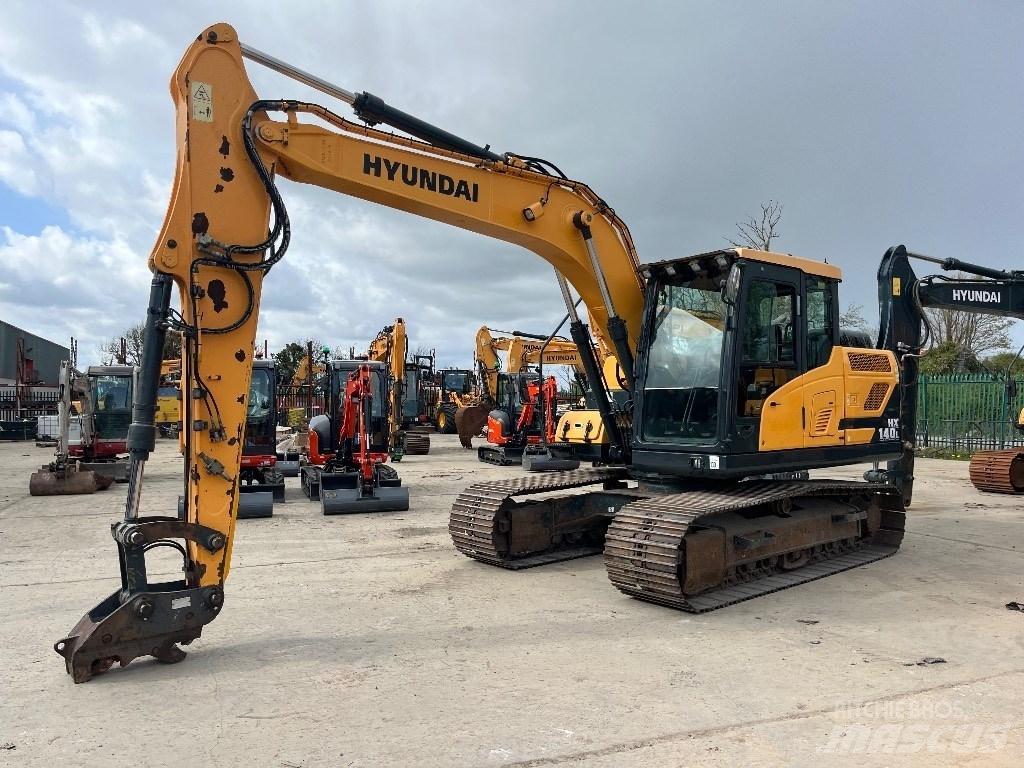 Hyundai HX140L Vikšriniai ekskavatoriai