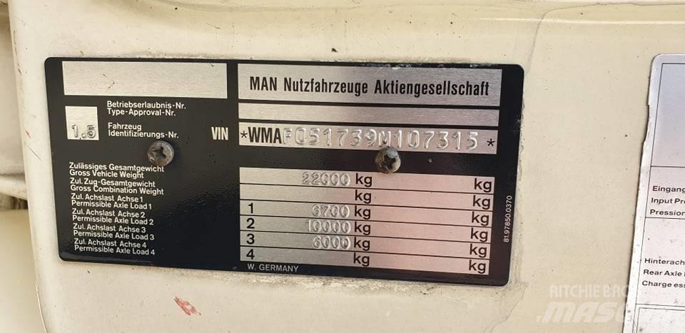 MAN 26.422 Priekabos su tentu