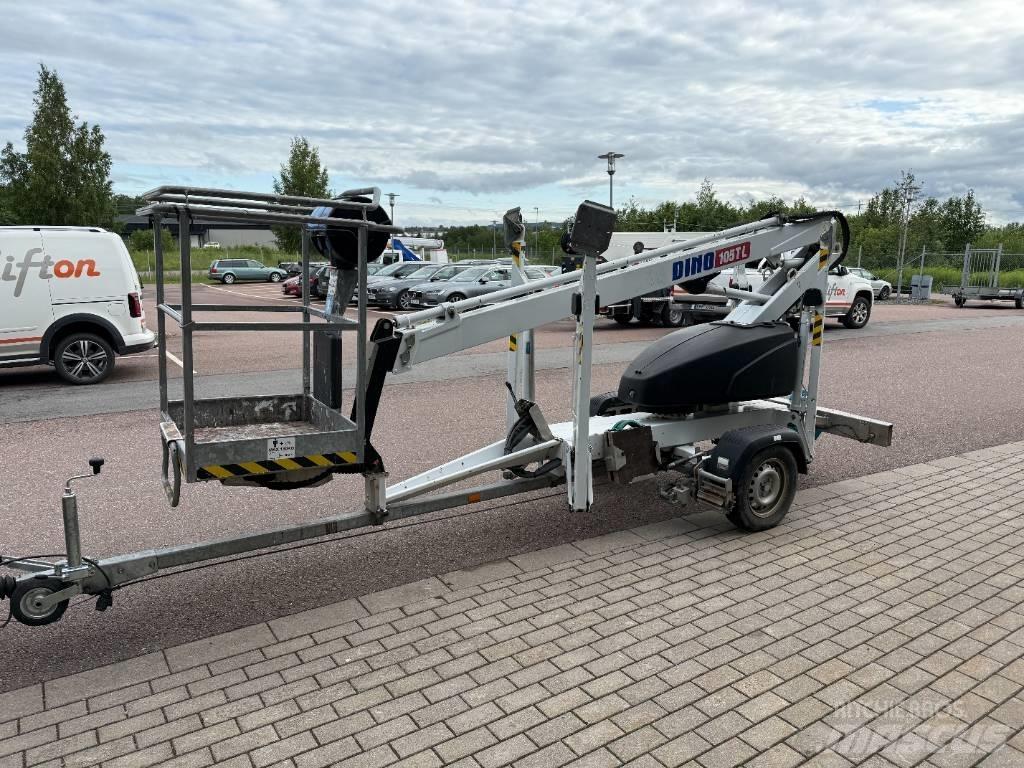 Dino 105 TL Skylift Ant priekabų montuojamos kėlimo platformos