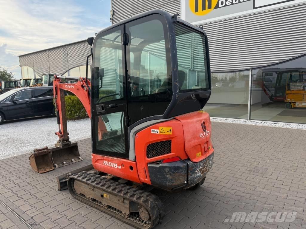 Kubota KX 018-4 Mini ekskavatoriai < 7 t