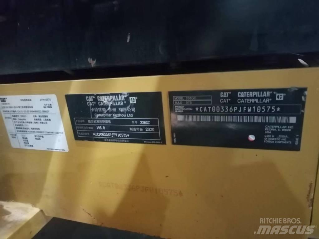 CAT 2020 CAT 336Gc Ratiniai ekskavatoriai