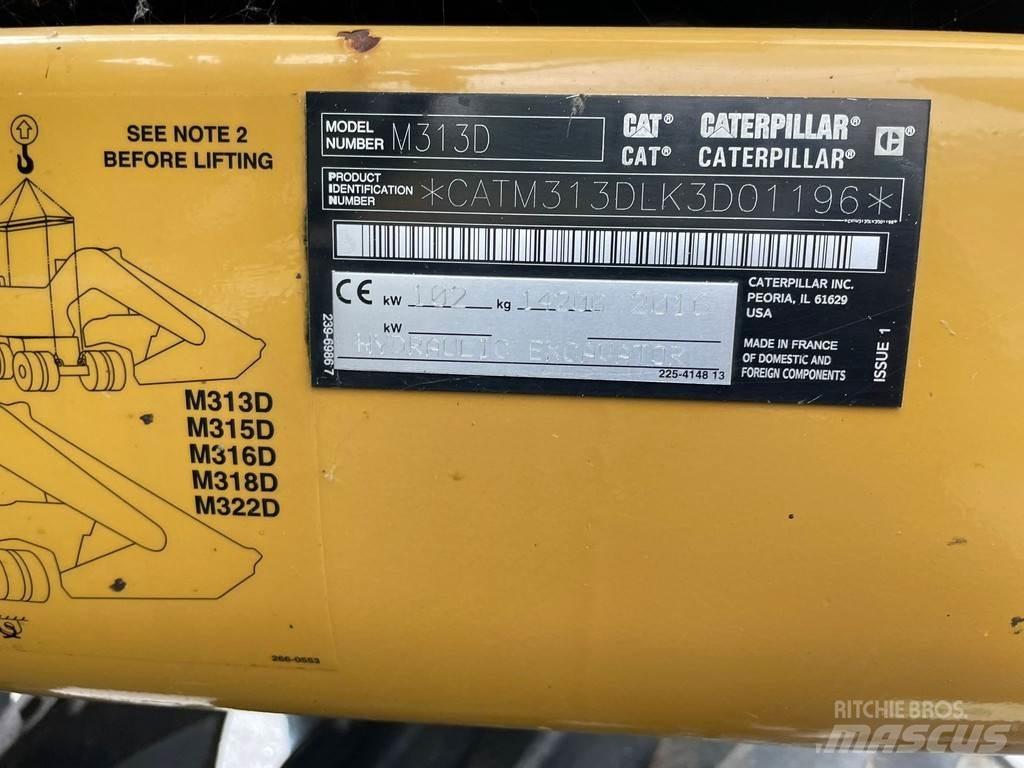 CAT M313D - CE Ratiniai ekskavatoriai
