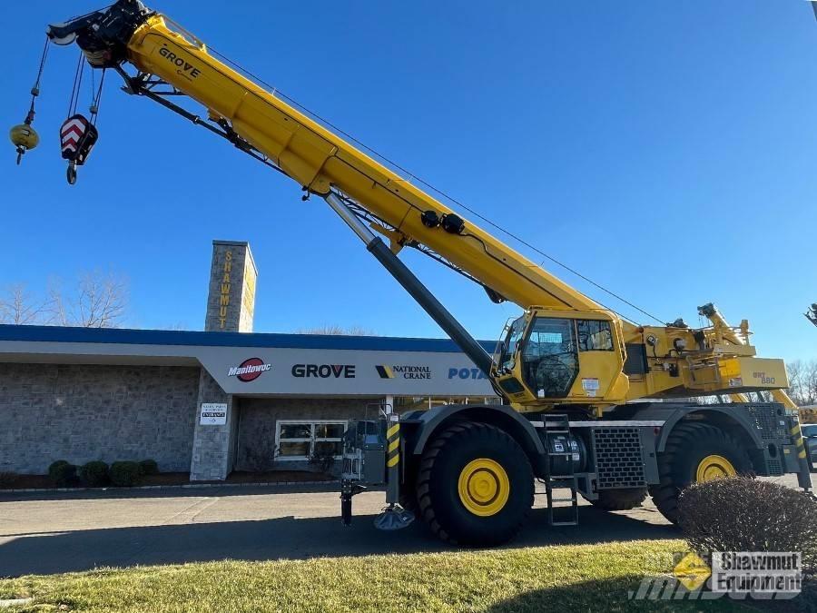 Grove GRT880 Neapdoroto reljefo kranai