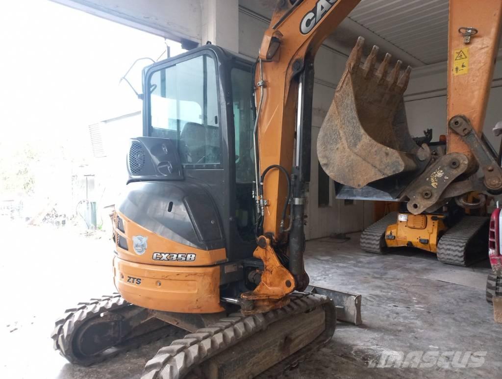 CASE CX 35 B ZTS Mini ekskavatoriai < 7 t