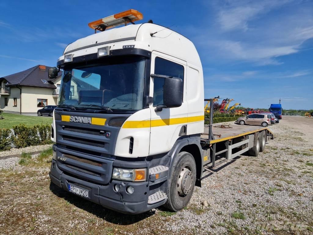 Scania P 400 Platformos/ Pakrovimas iš šono