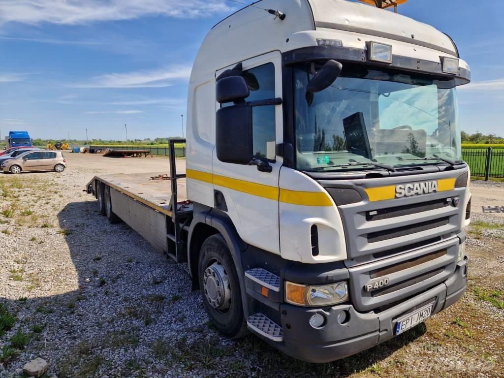Scania P 400 Platformos/ Pakrovimas iš šono