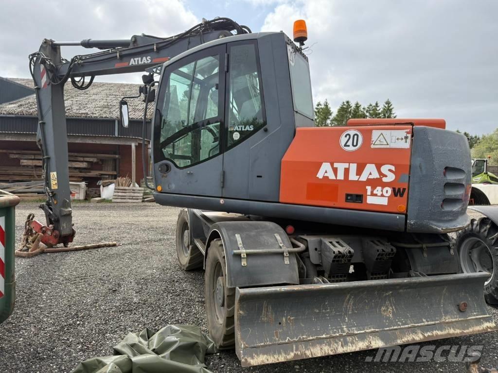 Atlas 140 W Ratiniai ekskavatoriai