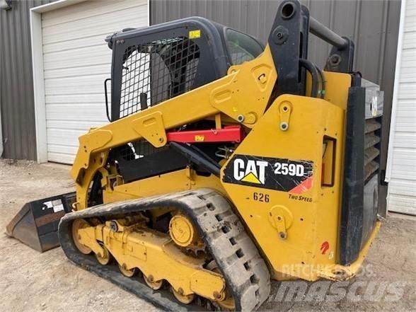 CAT 259D Krautuvai su šoniniu pasukimu