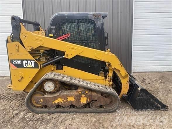 CAT 259D Krautuvai su šoniniu pasukimu