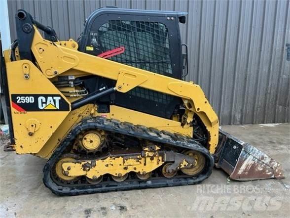 CAT 259D Krautuvai su šoniniu pasukimu
