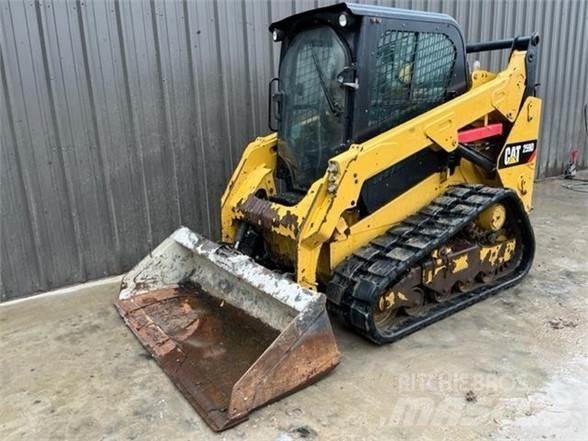 CAT 259D Krautuvai su šoniniu pasukimu