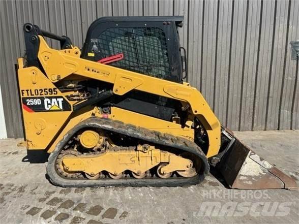 CAT 259D Krautuvai su šoniniu pasukimu